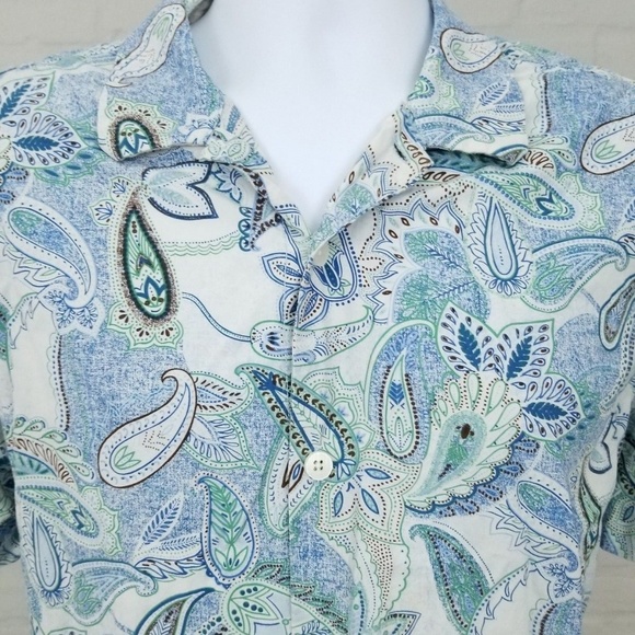 TOMMY BAHAMA Mens Floral Silk Blend Sz L - Picture 2 of 8